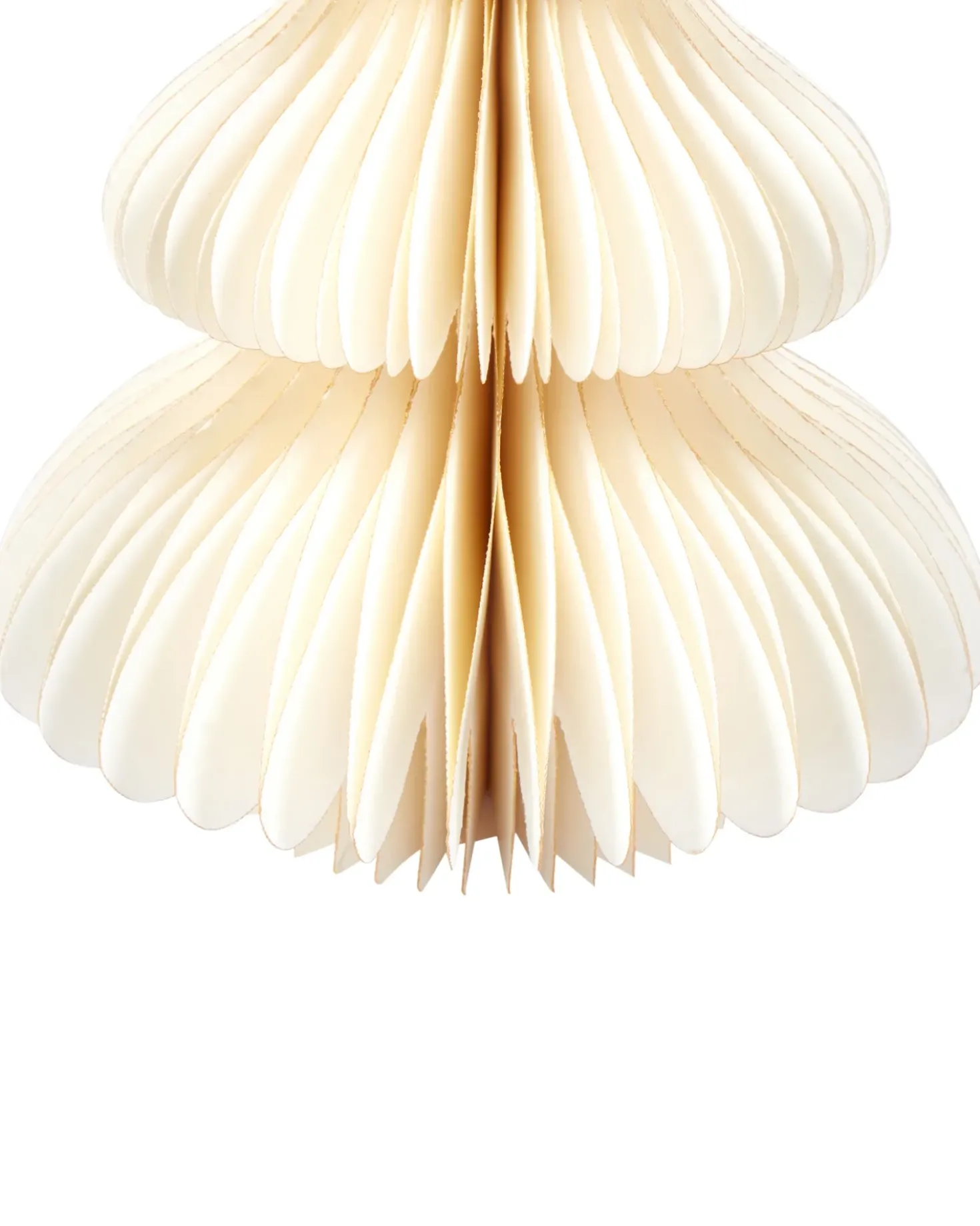 Set di 3 figure NILGIRI Albero di Natale 15/20/25 cm Beige