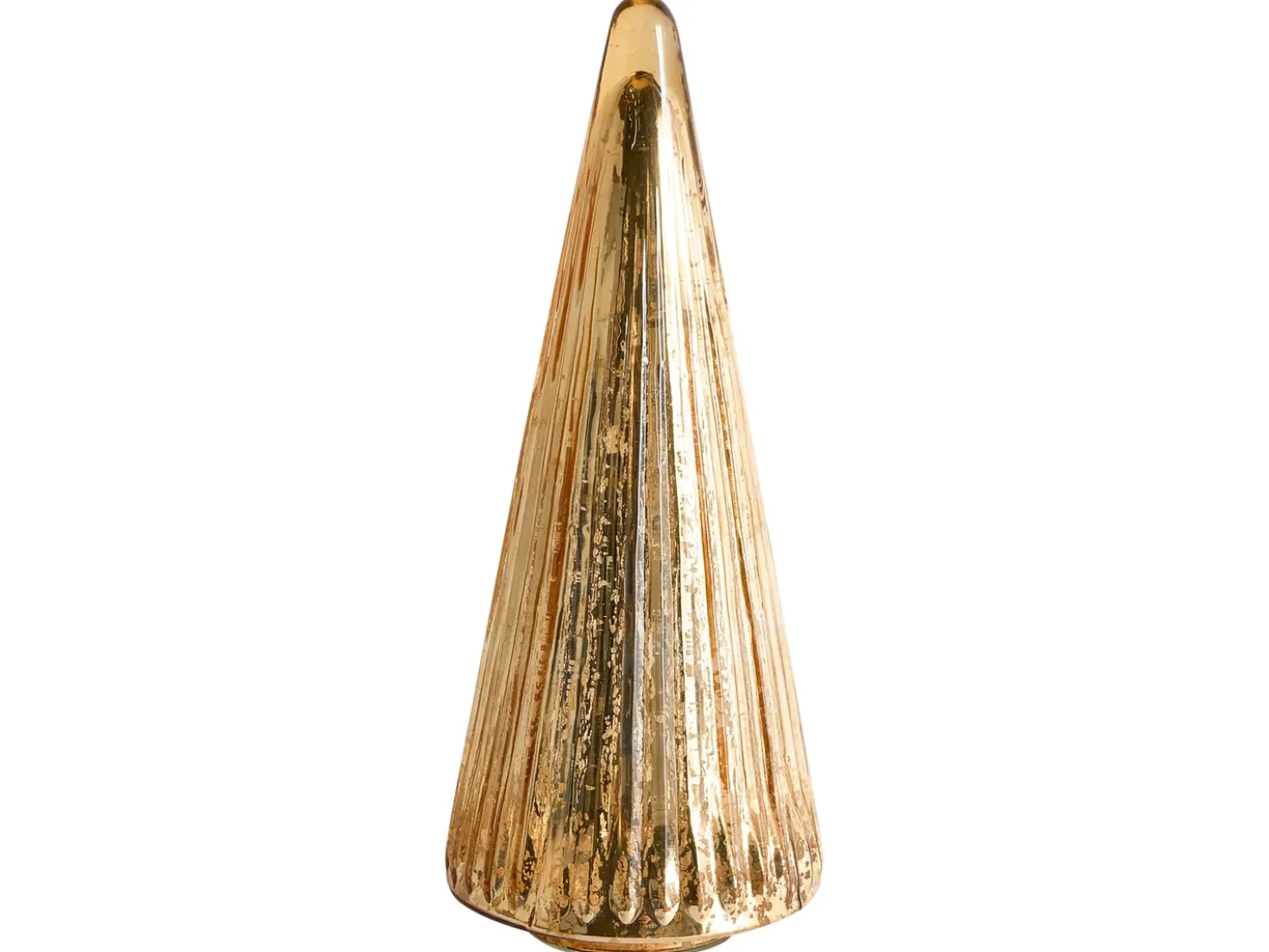 Set di 3 figure OYEREN Albero di Natale 21/29/37 cm Oro