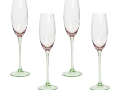 Set di 4 flûte da champagne DIOPSIDE 200 ml Rosa