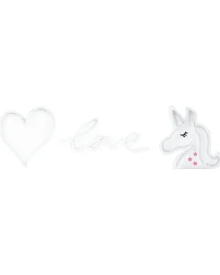 Set di 3 insegne LED al neon SUSIE Rosa