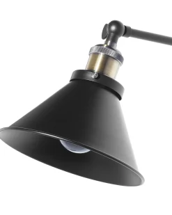 Set di 2 lampade da parete NARVA Regolabile Metallo Nero