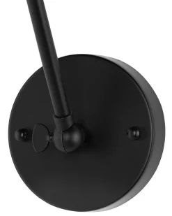 Set di 2 lampade da parete NARVA Regolabile Metallo Nero