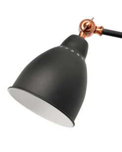 Set di 2 lampade da parete MISSISSIPPI Regolabile Metallo Grigio grafite