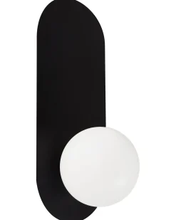 Set di 2 lampade da parete LEISI Nero