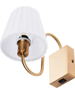 Set di 2 lampade da parete TOLKA Metallo Bianco