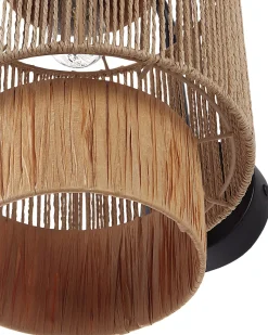 Set di 2 lampade da parete JAMMA Corda di carta Naturale