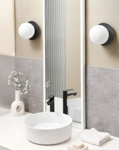 Set di 2 lampade da parete BOUBLE Metallo Nero