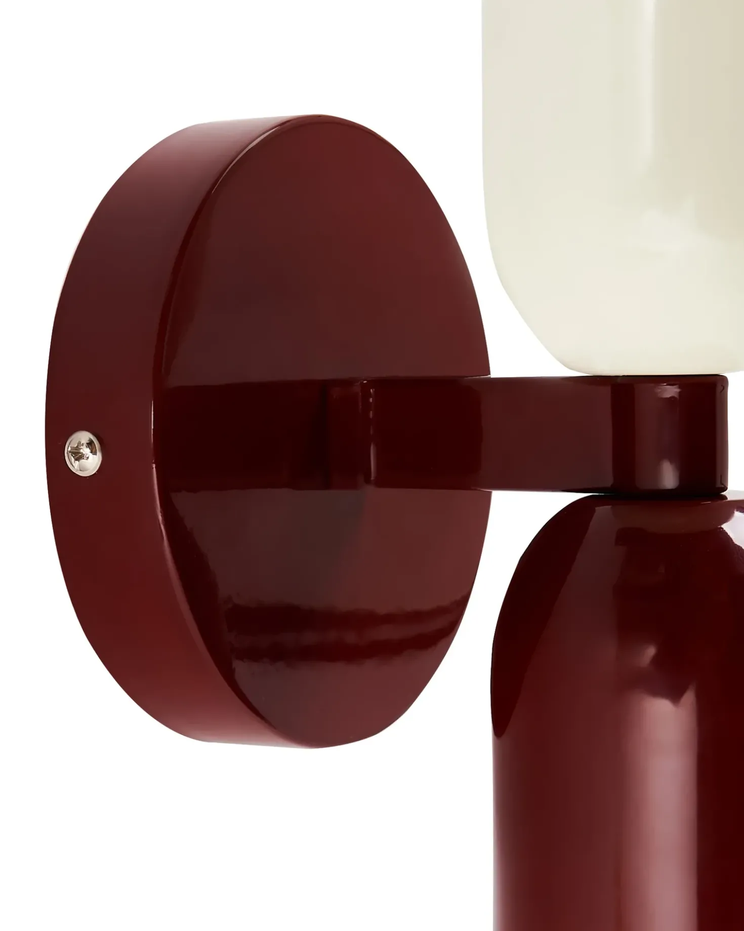 Set di 2 lampade da parete TOPI Metallo Rosso