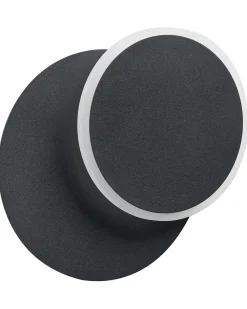 Set di 2 lampade da parete SEMNON LED Metallo Nero