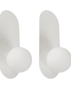 Set di 2 lampade da parete LEISI Bianco