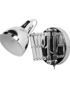 Set di 2 lampade da parete HARRINGTON Regolabile Metallo Argento