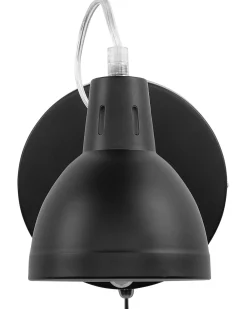 Set di 2 lampade da parete HARRINGTON Regolabile Metallo Nero
