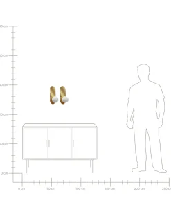 Set di 2 lampade da parete LEISI Oro