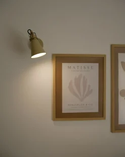 Set di 2 lampade da parete MOYOLA Regolabile Metallo Beige
