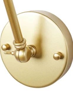 Set di 2 lampade da parete NARVA Regolabile Metallo Oro