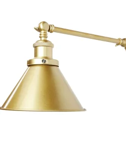 Set di 2 lampade da parete NARVA Regolabile Metallo Oro
