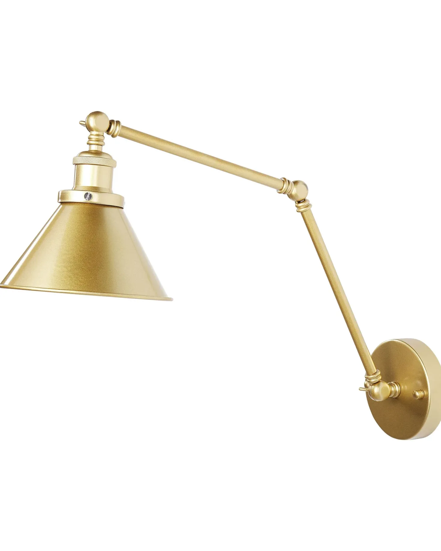 Set di 2 lampade da parete NARVA Regolabile Metallo Oro