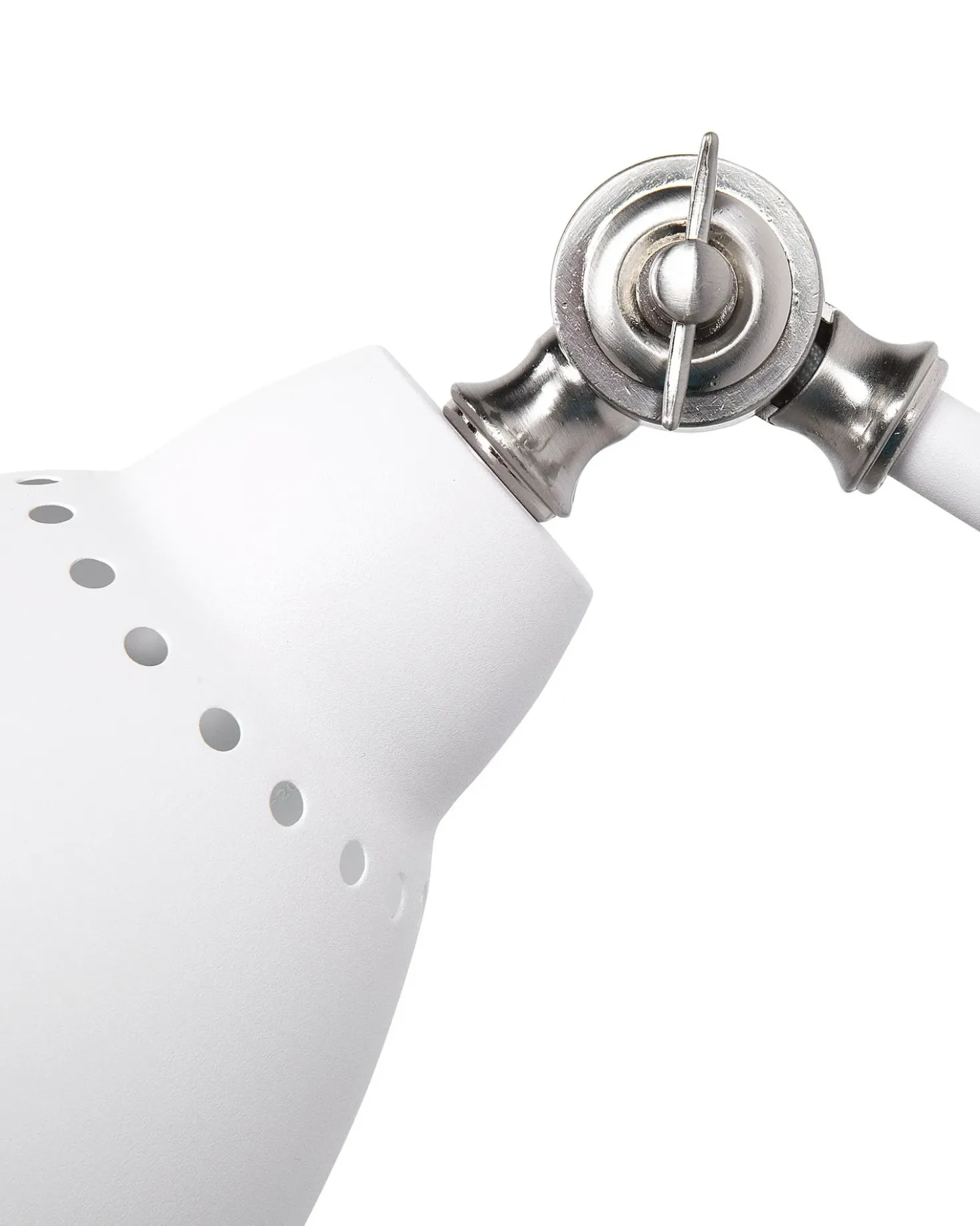 Set di 2 lampade da parete MISSISSIPPI Regolabile Metallo Bianco