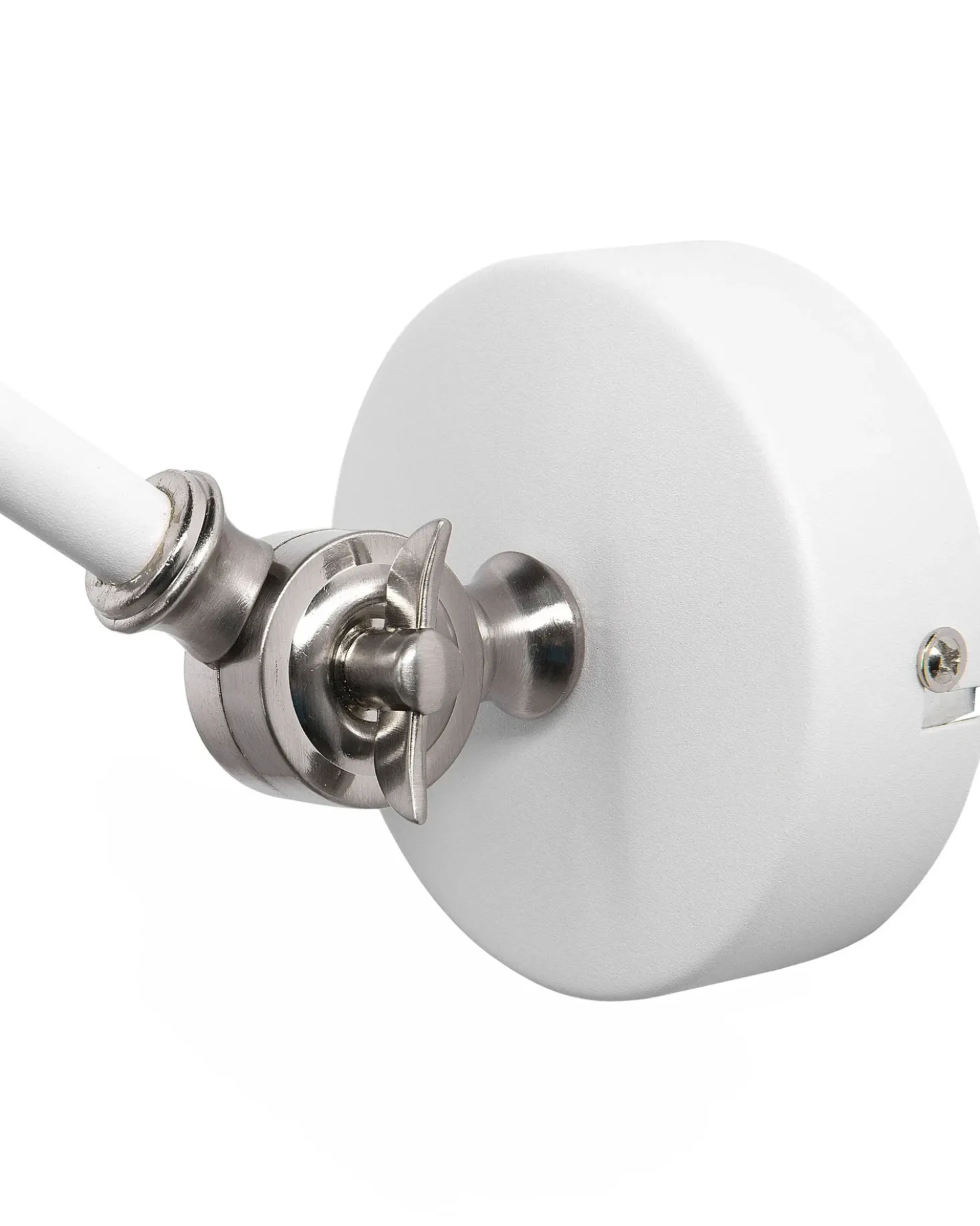 Set di 2 lampade da parete MISSISSIPPI Regolabile Metallo Bianco