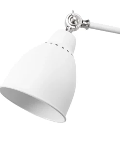 Set di 2 lampade da parete MISSISSIPPI Regolabile Metallo Bianco