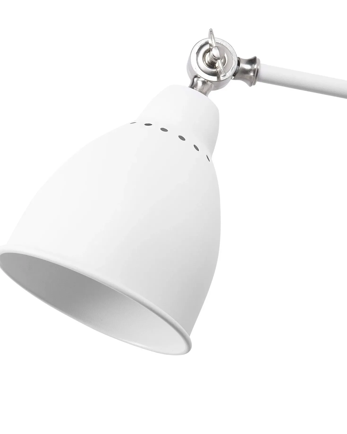 Set di 2 lampade da parete MISSISSIPPI Regolabile Metallo Bianco