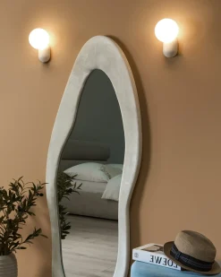 Set di 2 lampade da parete HELME Bianco