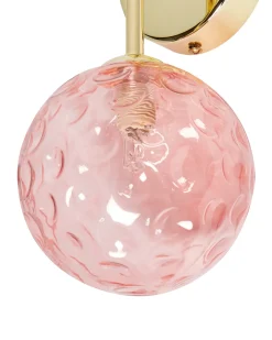 Set di 2 lampade da parete ANADYR Vetro Rosa
