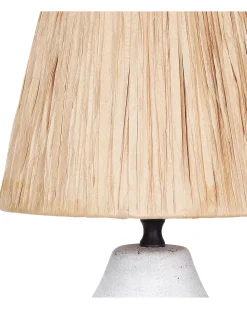 Set di 2 lampade da tavolo ARWADITO Ceramica Bianco sporco