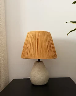 Set di 2 lampade da tavolo ARWADITO Ceramica Bianco sporco