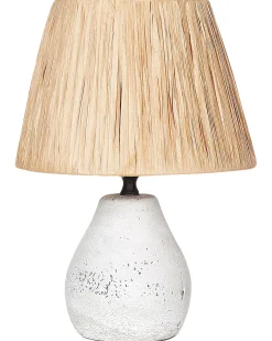 Set di 2 lampade da tavolo ARWADITO Ceramica Bianco sporco