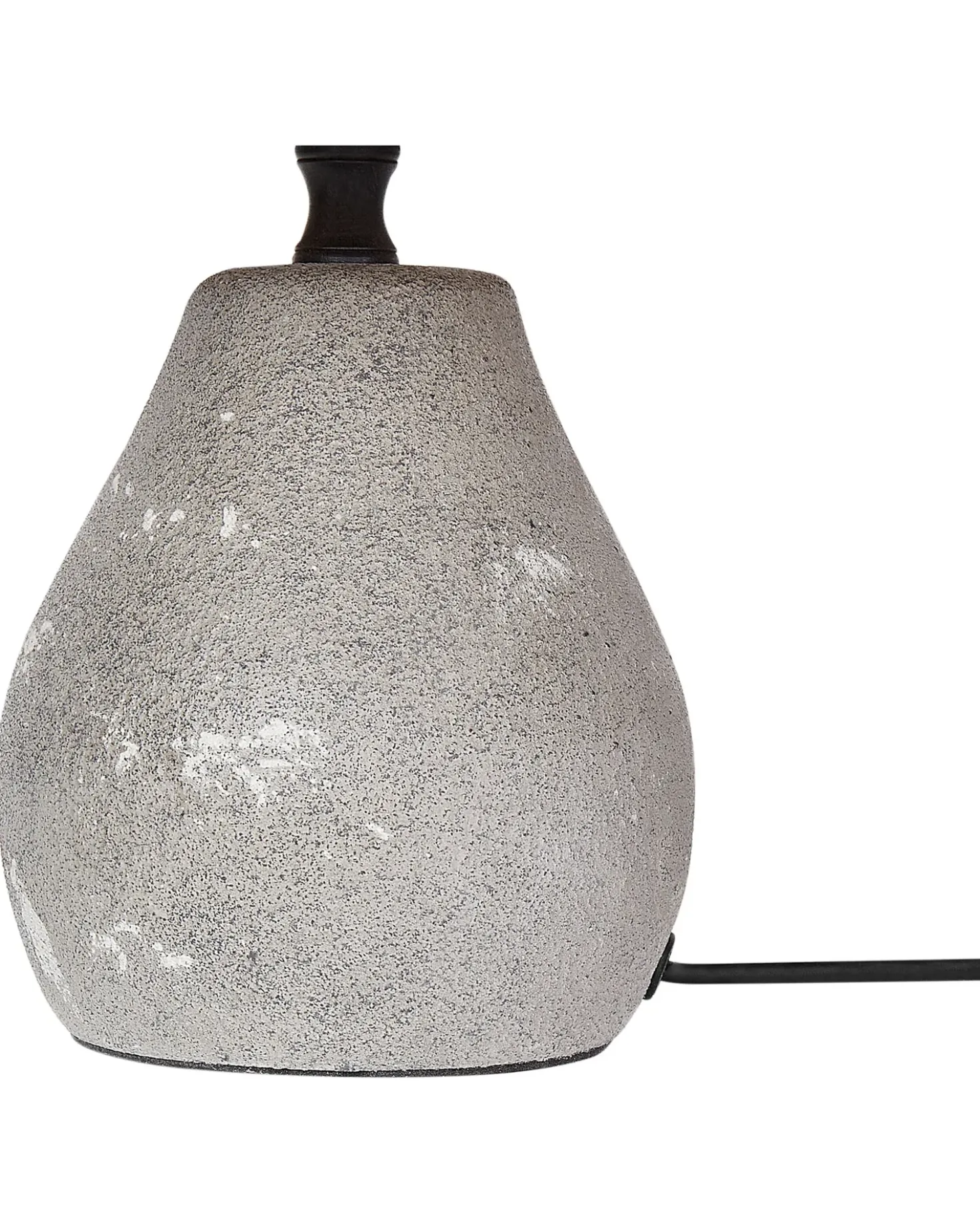 Set di 2 lampade da tavolo ARWADITO Ceramica Grigio