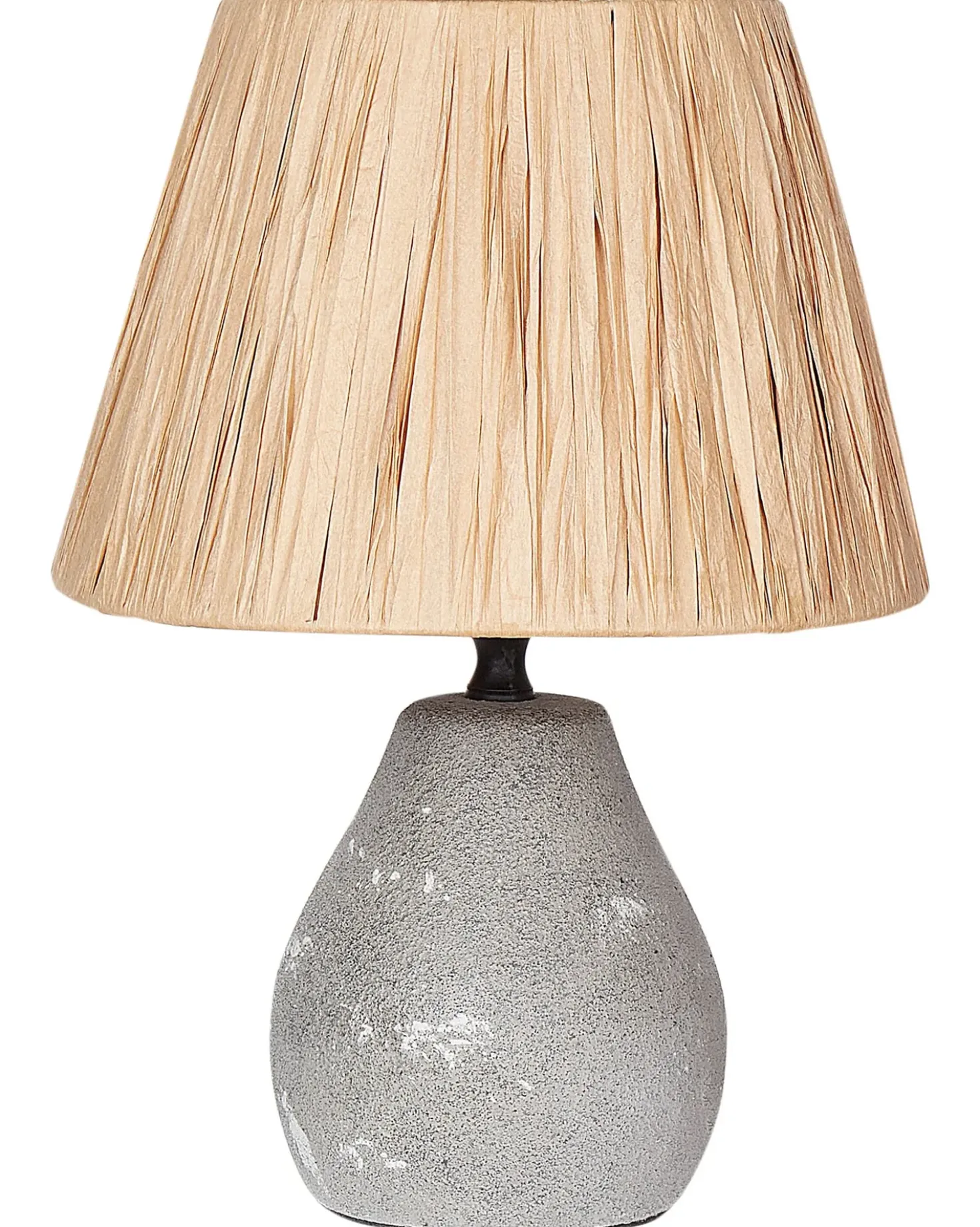 Set di 2 lampade da tavolo ARWADITO Ceramica Grigio