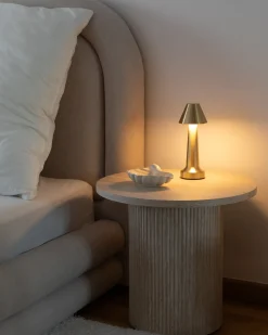 Set di 2 lampade da tavolo a LED senza fili JOANES con dimmer Metallo Oro