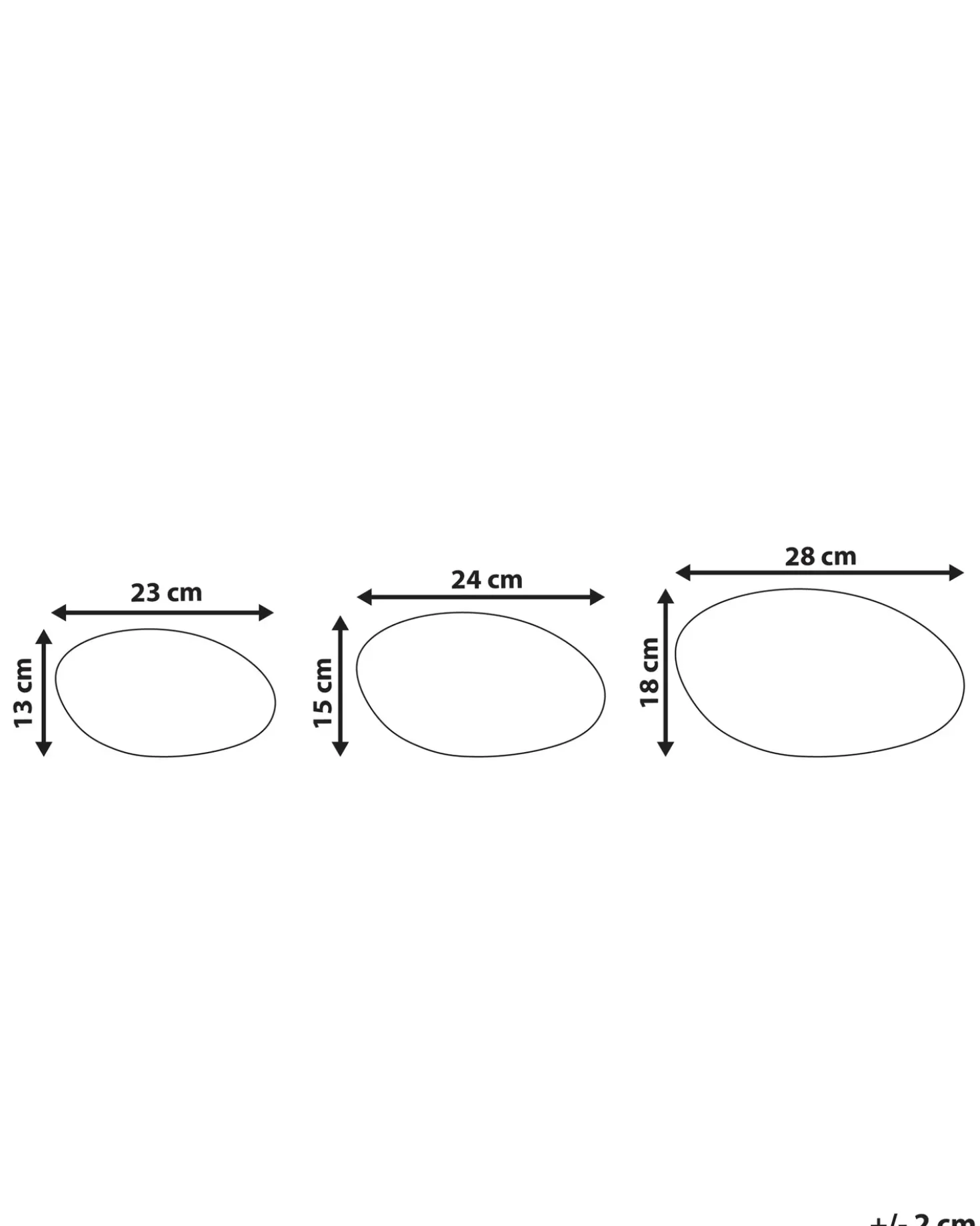 Set di 3 lampade decorative a LED per esterni FARALLON con telecomando Bianco
