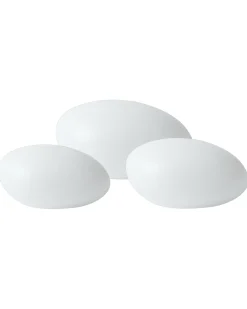 Set di 3 lampade decorative a LED per esterni FARALLON con telecomando Bianco