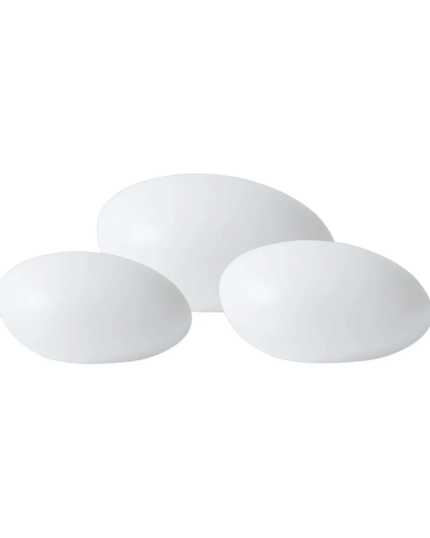 Set di 3 lampade decorative a LED per esterni FARALLON con telecomando Bianco