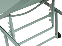 Set di 2 Lettini Prendisole SORONI Metallo Verde chiaro