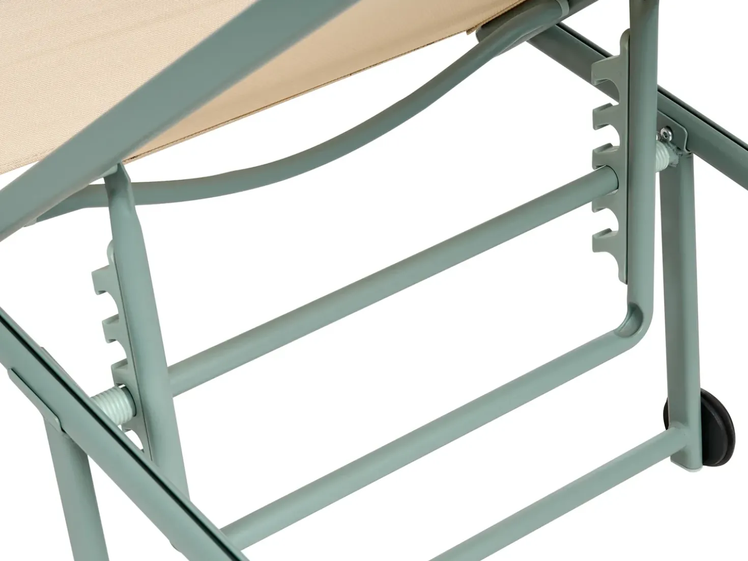 Set di 2 Lettini Prendisole SORONI Metallo Beige