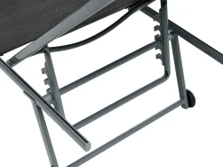 Set di 2 Lettini Prendisole SORONI Metallo Nero