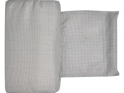 Set di 2 Lettini Prendisole SORONI Metallo Grigio chiaro