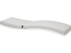 Set di 2 Lettini Prendisole con Cuscini AMELIA Metallo Grigio chiaro