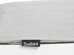 Set di 2 Lettini Prendisole con Cuscini AMELIA Metallo Grigio chiaro