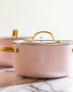 Set di 7 padelle ELITE PRO Rosa pastello