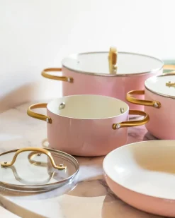 Set di 7 padelle ELITE PRO Rosa pastello