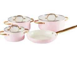 Set di 7 padelle ELITE PRO Rosa pastello