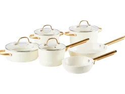 Set di 10 padelle ELITE PRO Bianco sporco