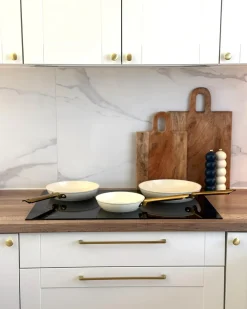 Set di 3 padelle ELITE PRO Bianco sporco