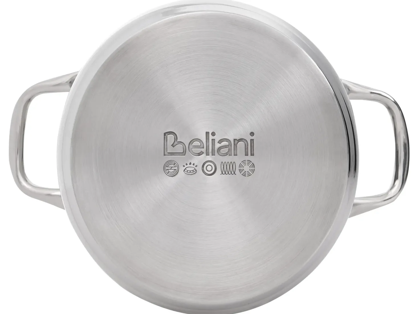 Set di 7 padelle PRIMECOOK Acciaio inox Argento
