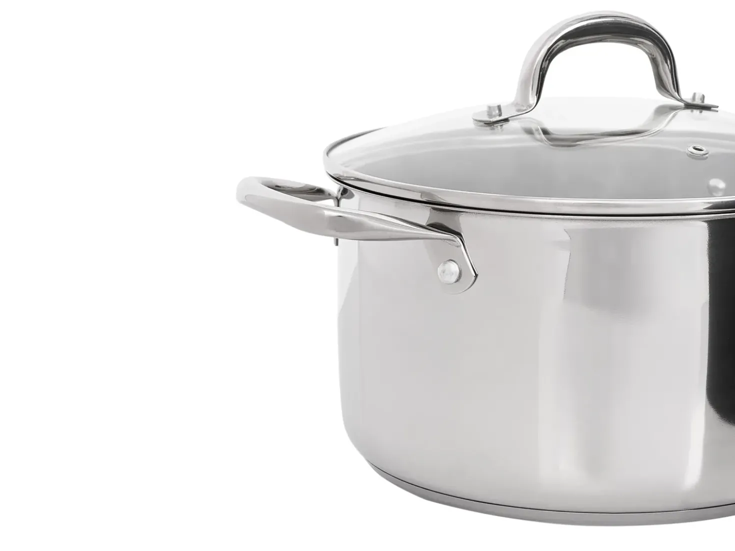 Set di 7 padelle PRIMECOOK Acciaio inox Argento