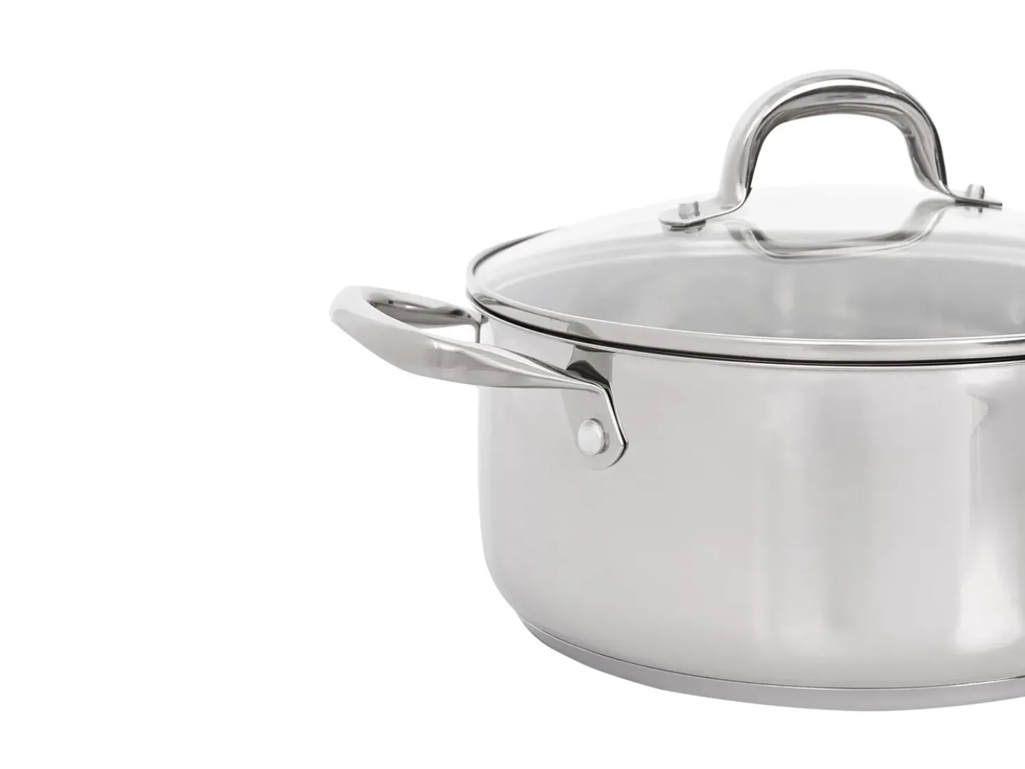 Set di 7 padelle PRIMECOOK Acciaio inox Argento
